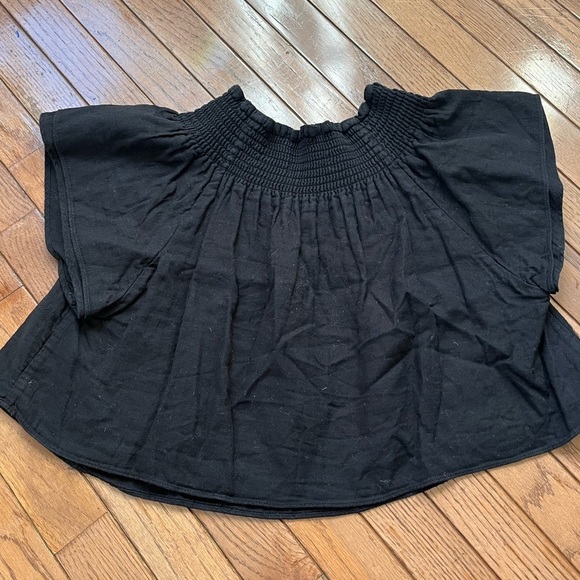 Apiece Apart Off the Shoulder Cinched Blouse 4 - Picture 2 of 10